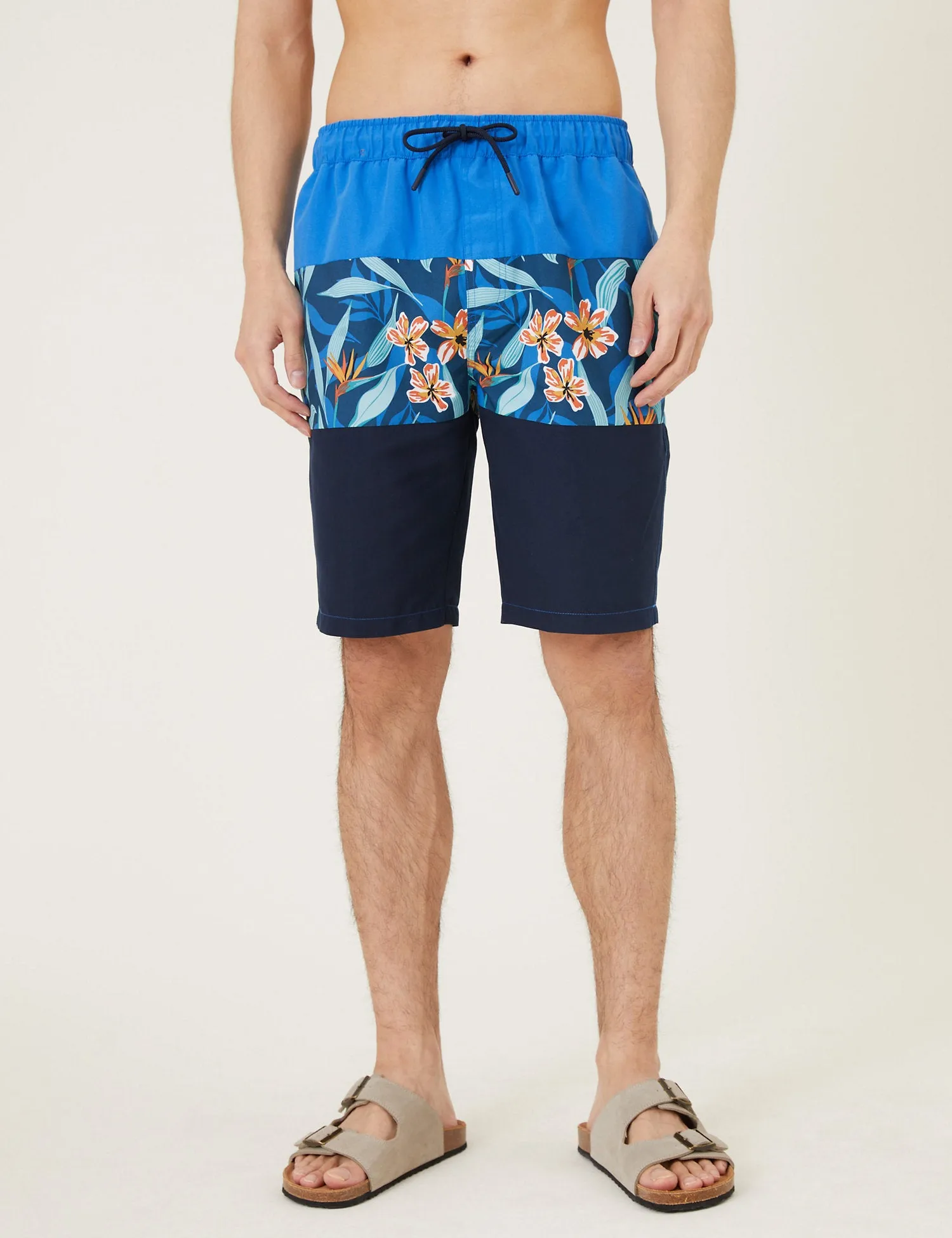 Quick Dry Floral Swim Shorts
