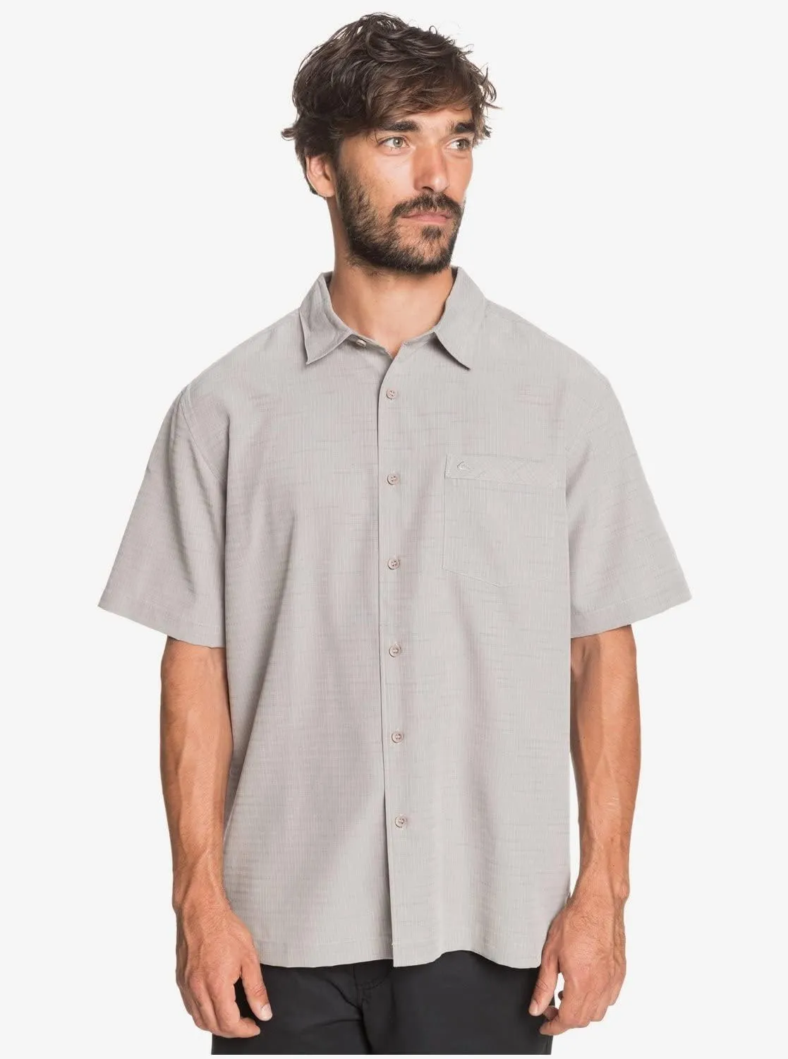 Quiksilver Men's Centinela 4 Button Up Comfort Fit Pocket Shirt