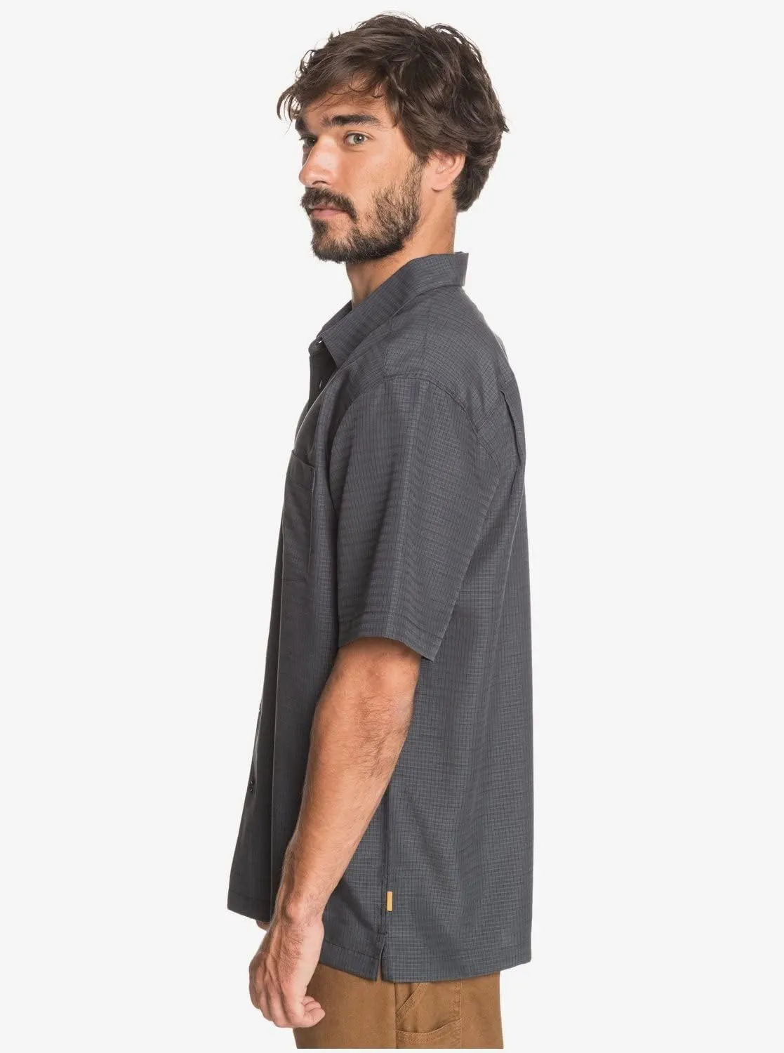 Quiksilver Men's Centinela 4 Button Up Comfort Fit Pocket Shirt