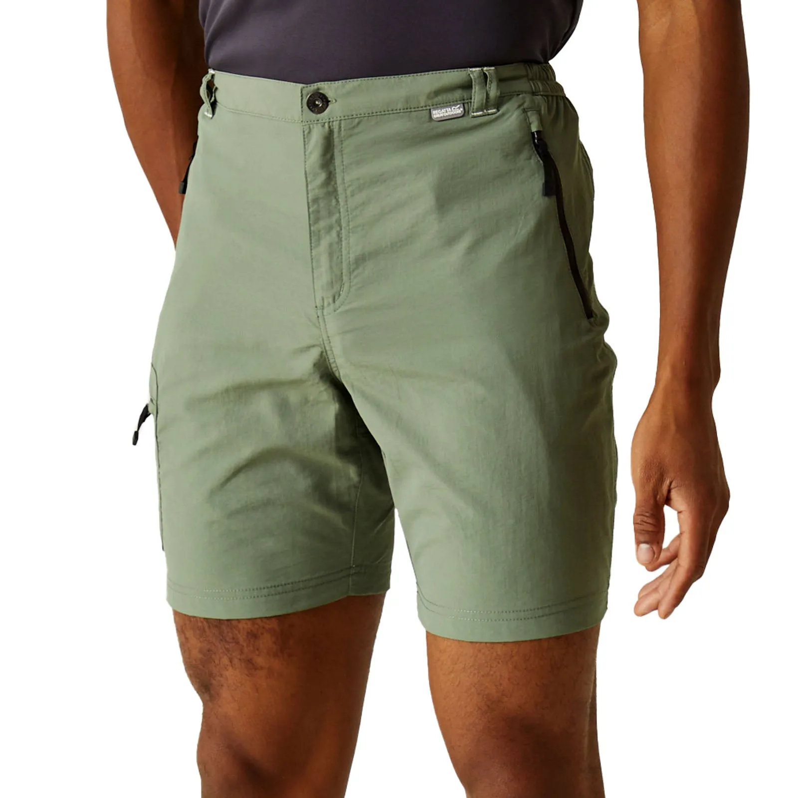 Regatta Mens Leesville II Multi Pocket Cargo Walking Shorts