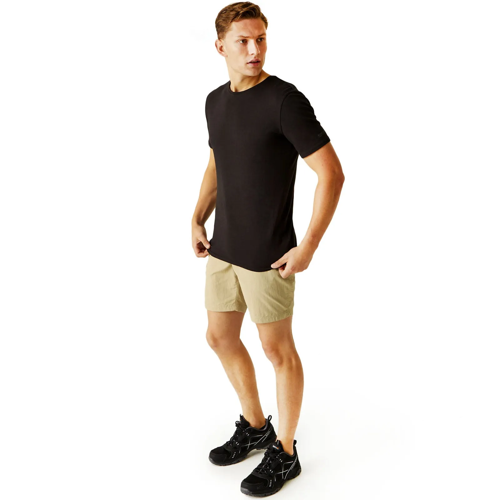 Regatta Mens Leesville II Multi Pocket Cargo Walking Shorts