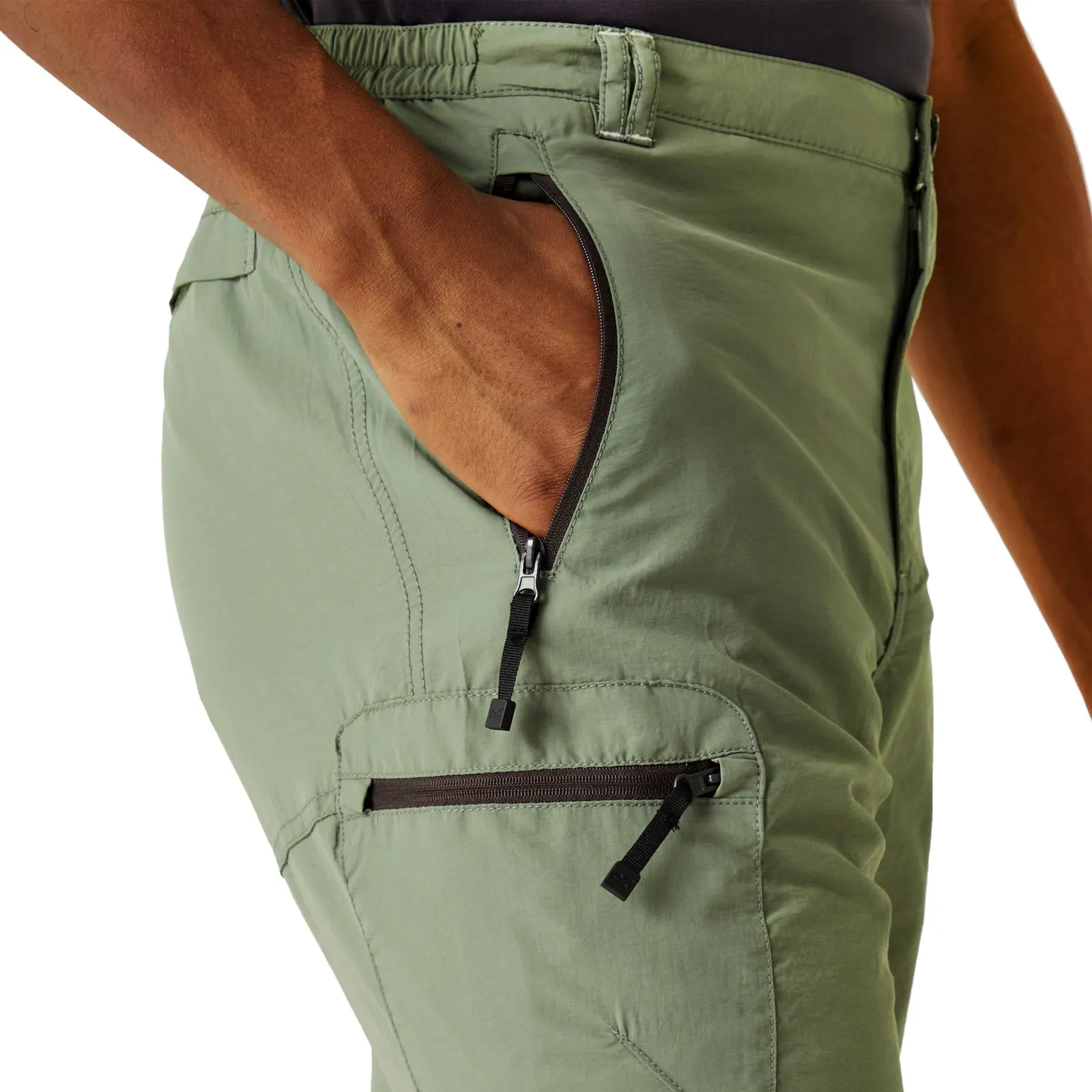 Regatta Mens Leesville II Multi Pocket Cargo Walking Shorts