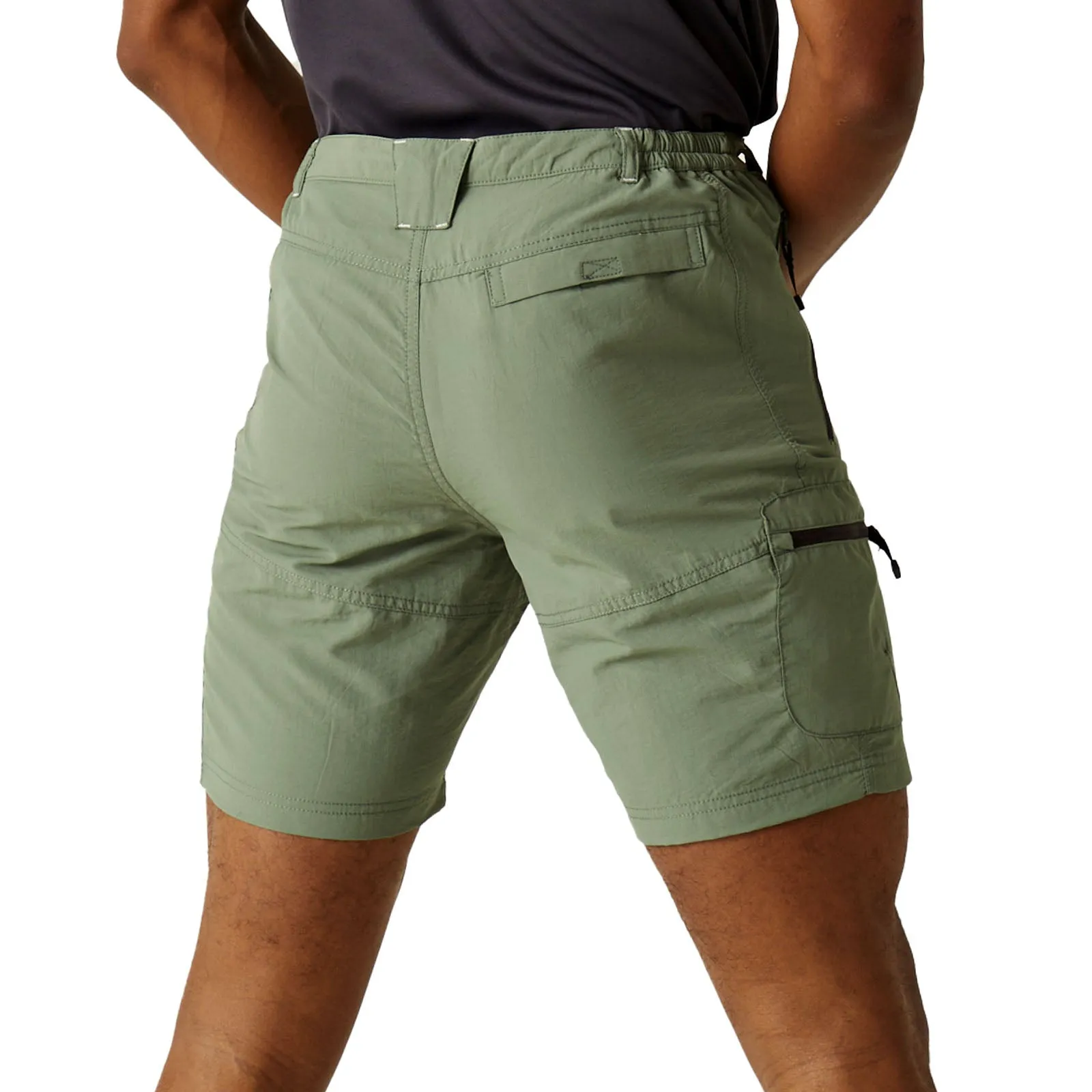 Regatta Mens Leesville II Multi Pocket Cargo Walking Shorts