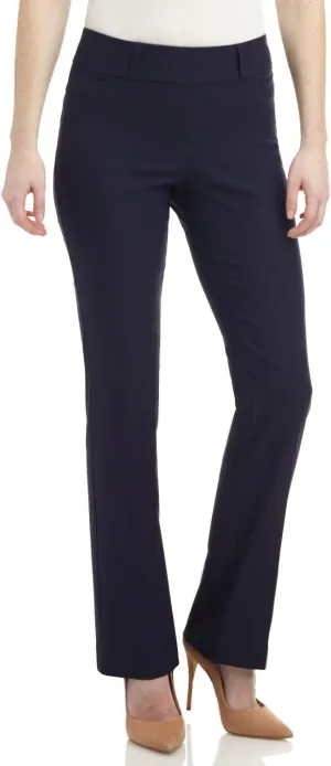 Rekucci Womens Ease into Comfort Fit Barely Bootcut Business Casual Stretch Pants in Regular/Tall/Petite fit