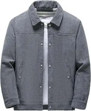 Rfmfkkg Men'S Corduroy Winter Thick Warm Coat Men Jacket Cotton-Padded Lamb Jacket