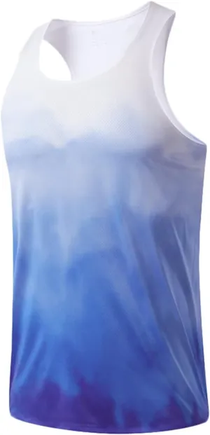 Rivccku Tank Tops for Men Gym Sleeveless T Shirt Running Quick Dry Breathable Vest