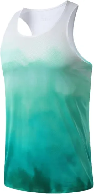 Rivccku Tank Tops for Men Gym Sleeveless T Shirt Running Quick Dry Breathable Vest