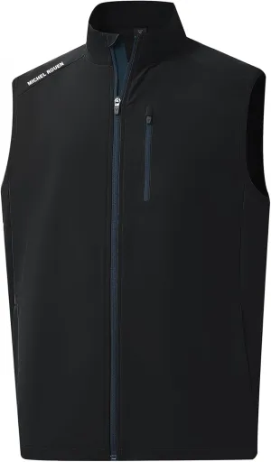 Rouen Mens Vests Outerwear Performance Lightweight Sleeveless Jacket Windproof Softshell Vests Sports Golf Vest for Men