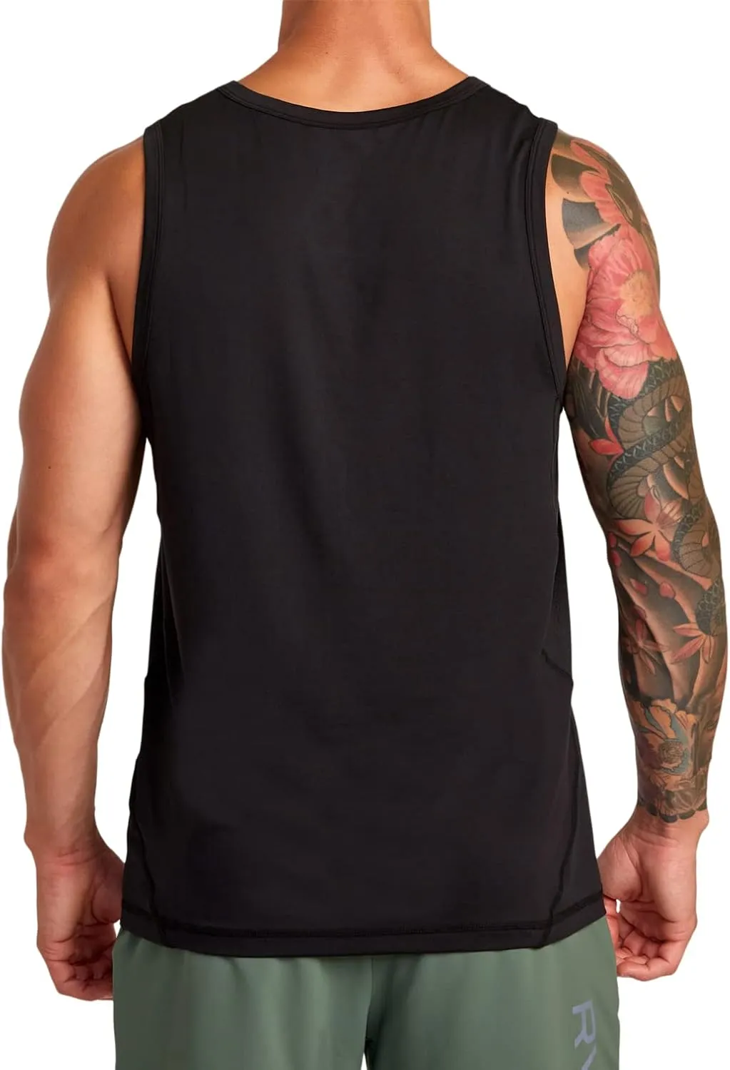 RVCA Mens Sport Vent Athletic Breathable Tank Tops