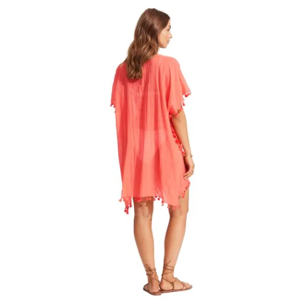 SEAFOLLY - Beach Basics Amnesia Kaftan