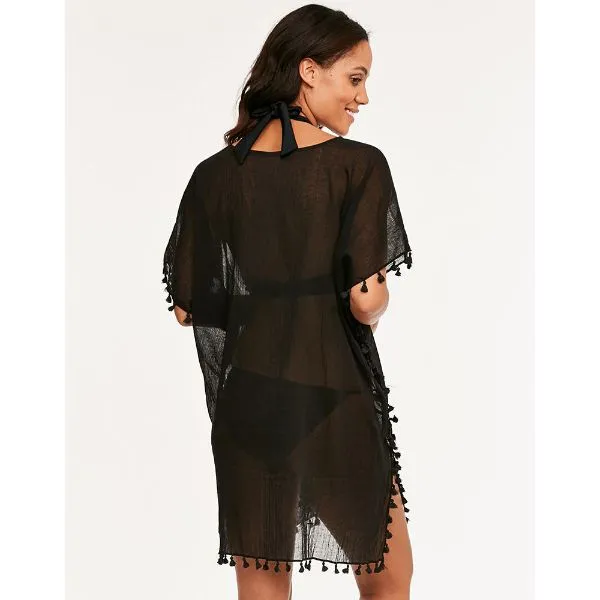 SEAFOLLY - Beach Basics Amnesia Kaftan