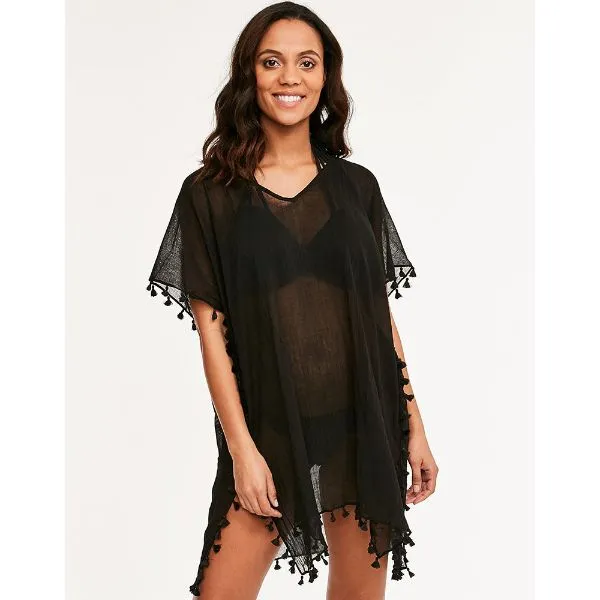 SEAFOLLY - Beach Basics Amnesia Kaftan