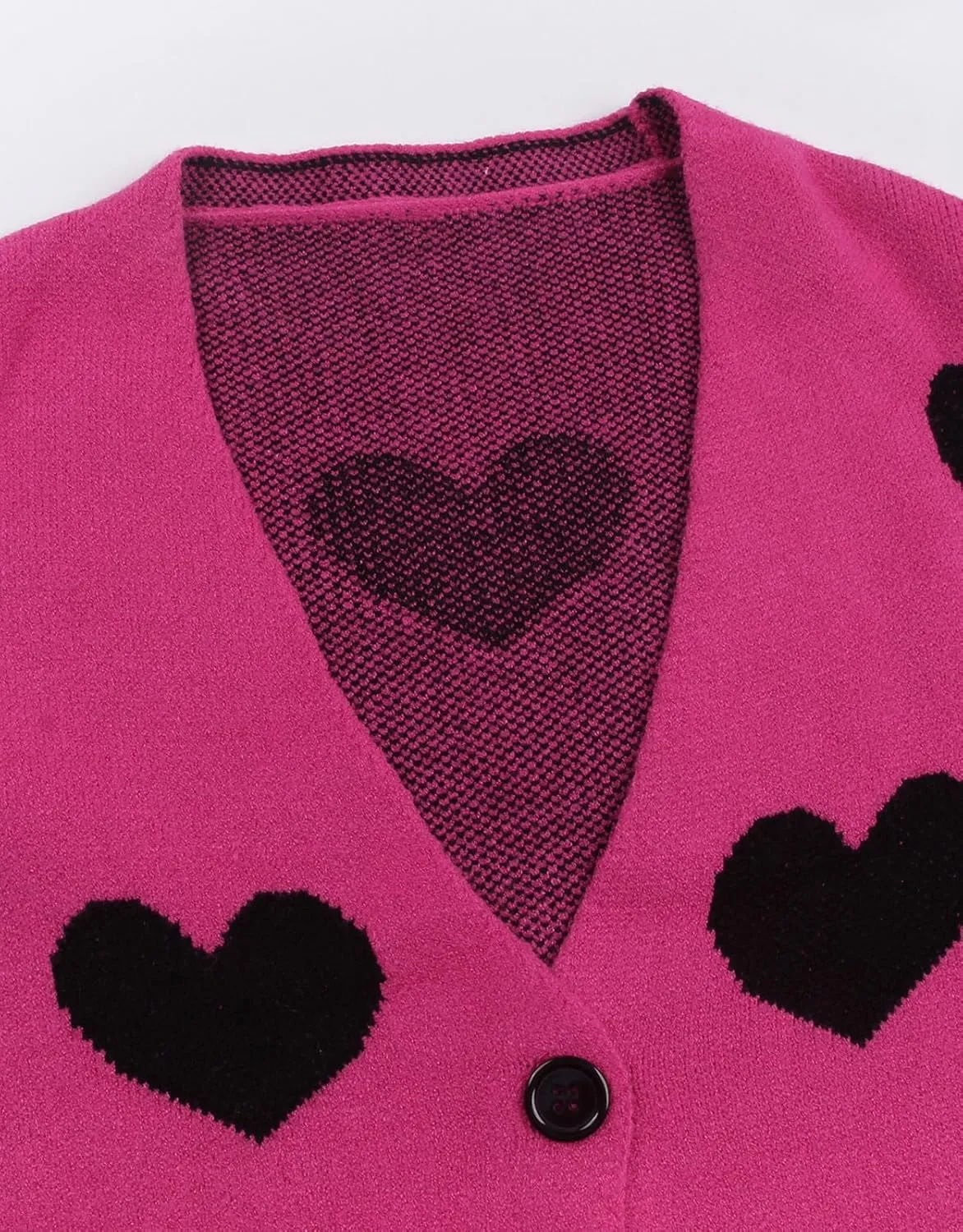 shermie Women's Button Down Cardigan Sweaters Long Sleeve Loose Casual Knit Pattern Outwear Cardigan