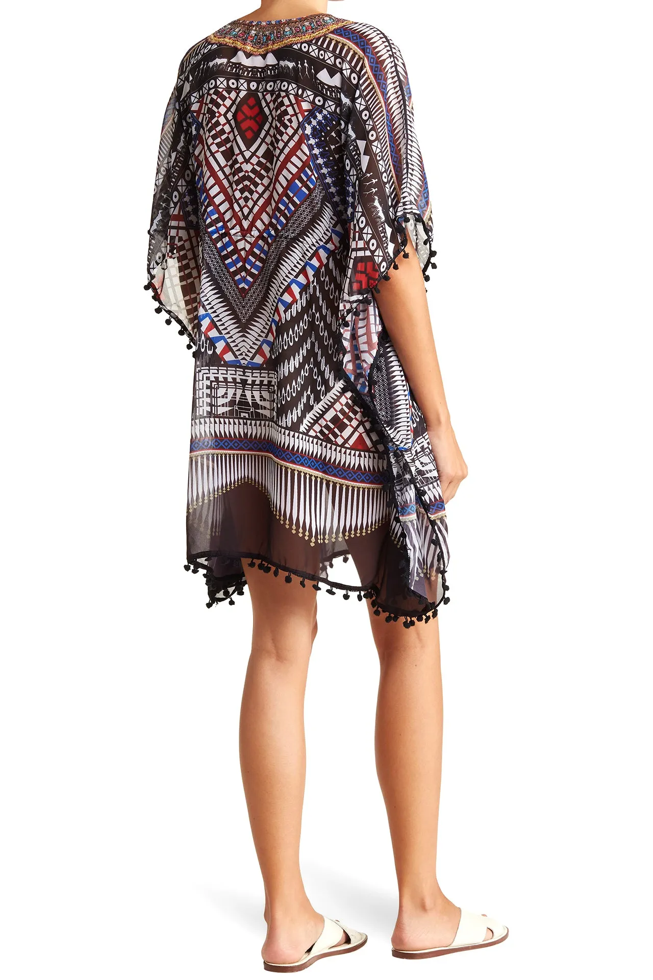 Short Beach Coverups in Black