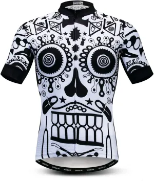 Short Sleeve Cycling Jersey Men, Summer Bike Shirt for Male,Breathable Quick Dry Bicycle Tops S-3XL