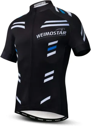 Short Sleeve Cycling Jersey Men, Summer Bike Shirt for Male,Breathable Quick Dry Bicycle Tops S-3XL