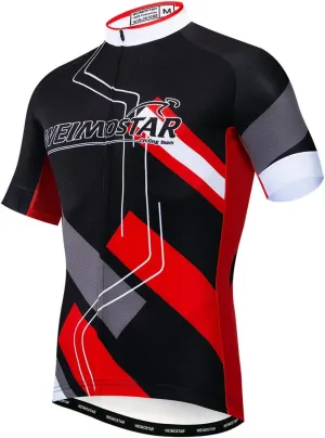 Short Sleeve Cycling Jersey Men, Summer Bike Shirt for Male,Breathable Quick Dry Bicycle Tops S-3XL