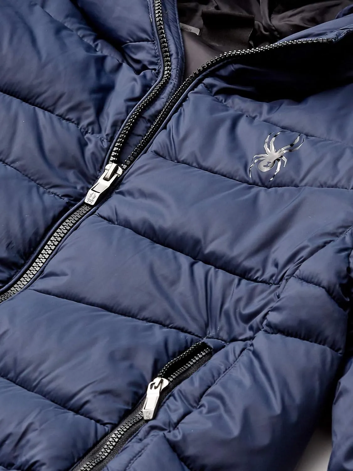 Spyder Boys Water Resistant Hooded Puffer Jacket