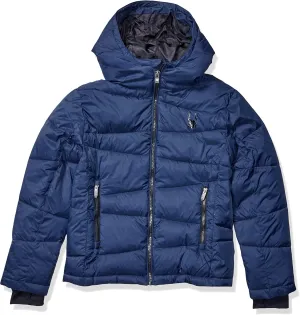 Spyder Boys Water Resistant Hooded Puffer Jacket