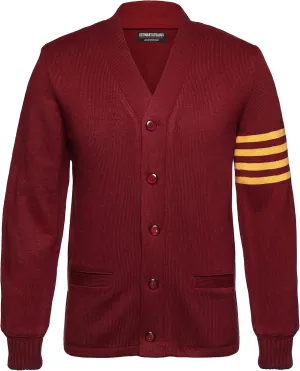 Stewart & Strauss Original American Style Cardigan Varsity Letter Sweaters Since 1977 (33 Team Colors) XXS to 6XL