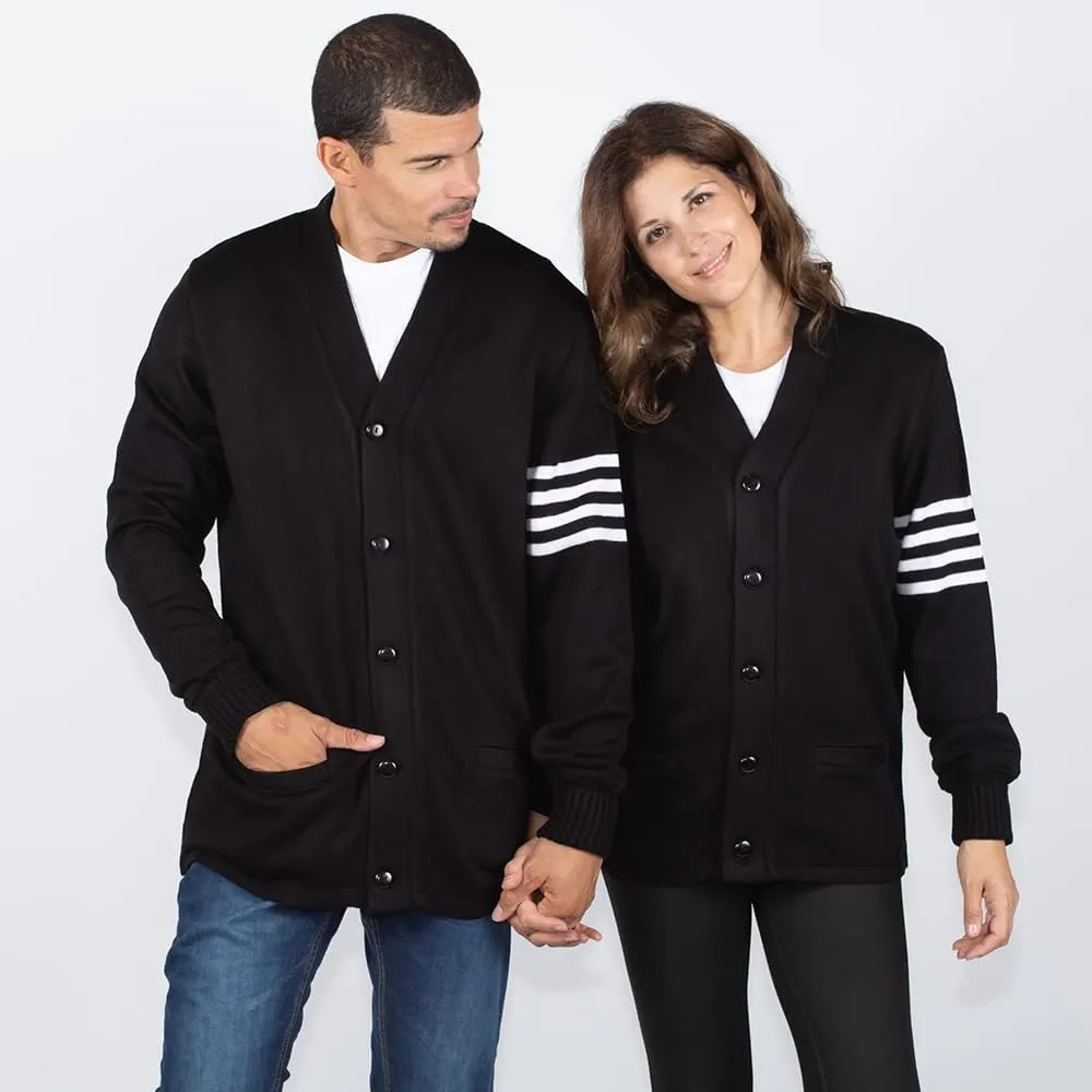 Stewart & Strauss Original American Style Cardigan Varsity Letter Sweaters Since 1977 (33 Team Colors) XXS to 6XL