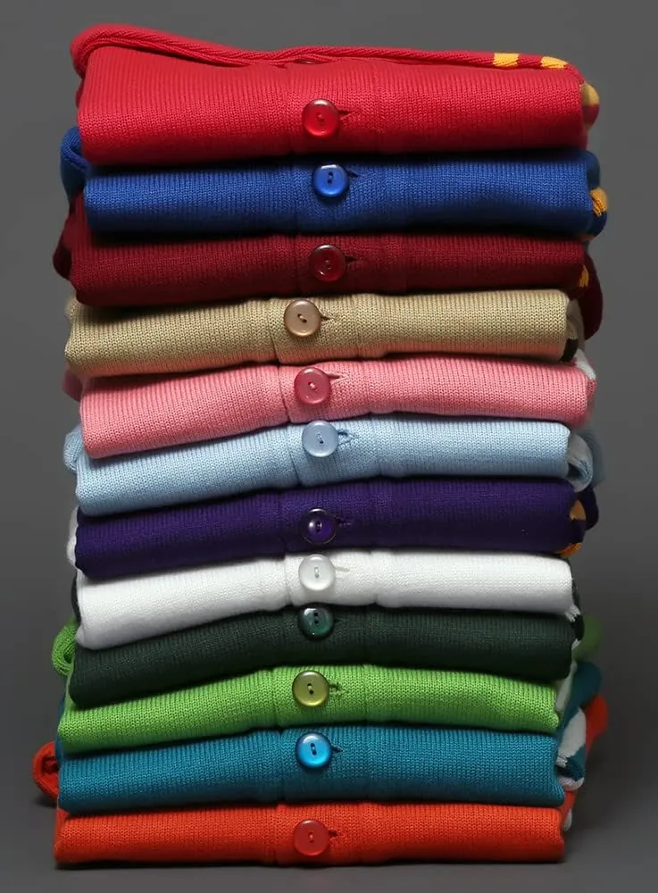 Stewart & Strauss Original American Style Cardigan Varsity Letter Sweaters Since 1977 (33 Team Colors) XXS to 6XL
