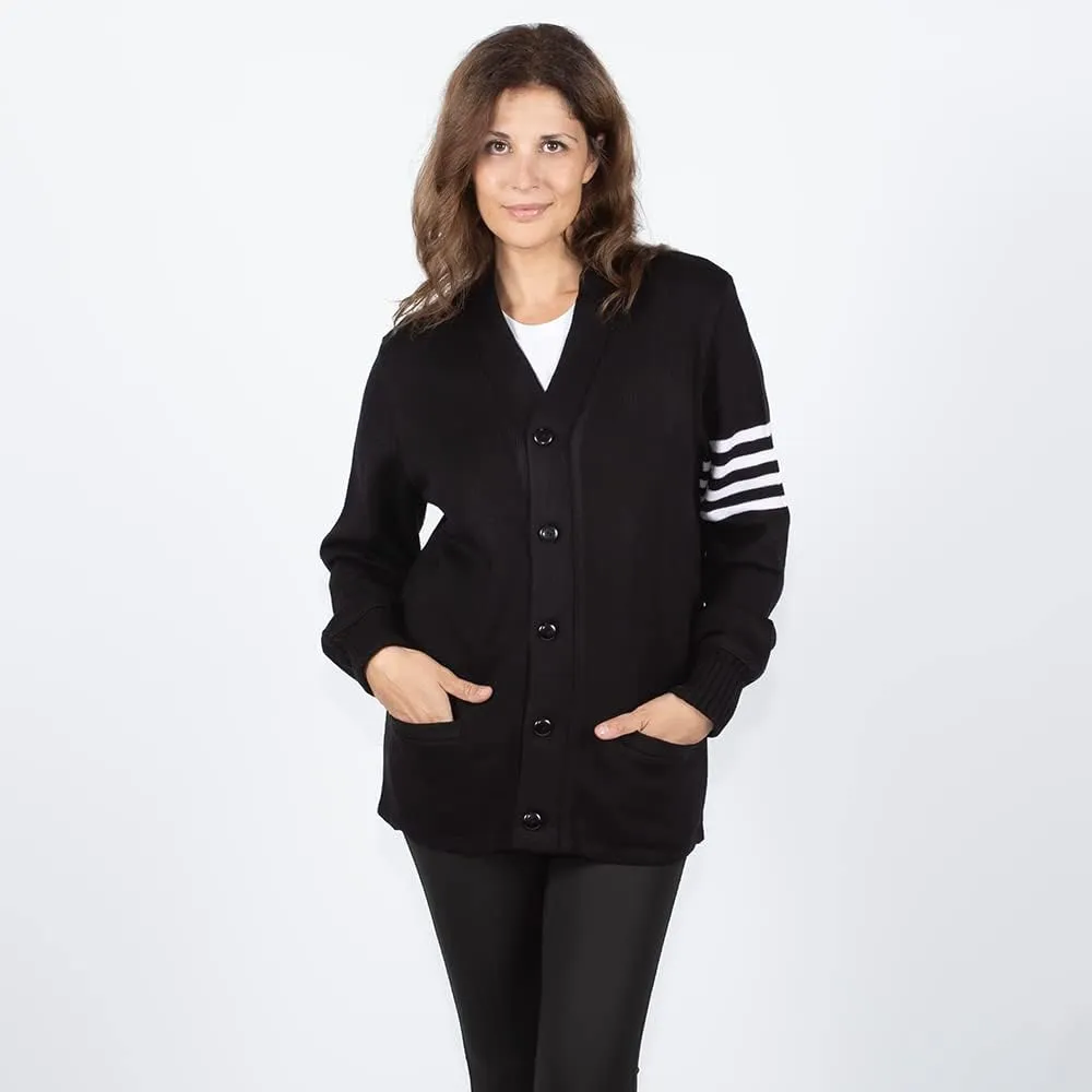 Stewart & Strauss Original American Style Cardigan Varsity Letter Sweaters Since 1977 (33 Team Colors) XXS to 6XL