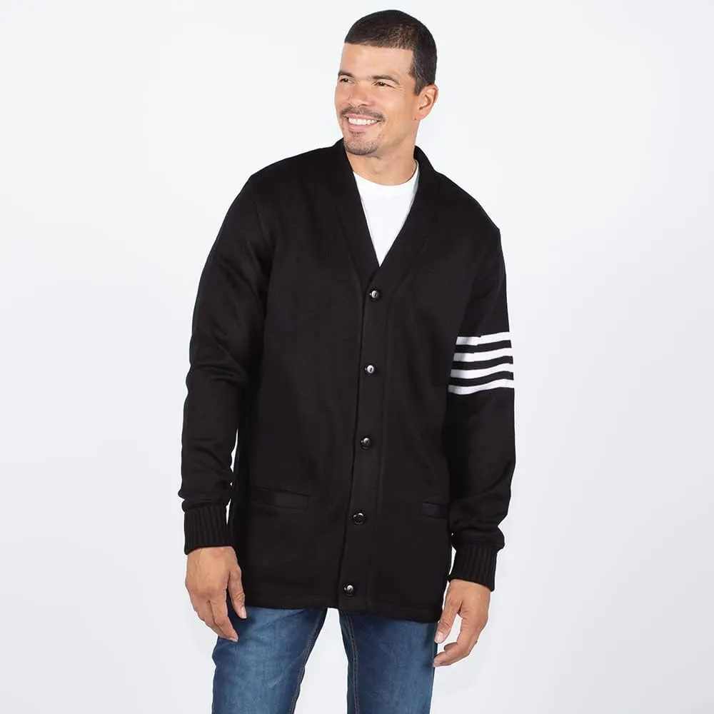 Stewart & Strauss Original American Style Cardigan Varsity Letter Sweaters Since 1977 (33 Team Colors) XXS to 6XL
