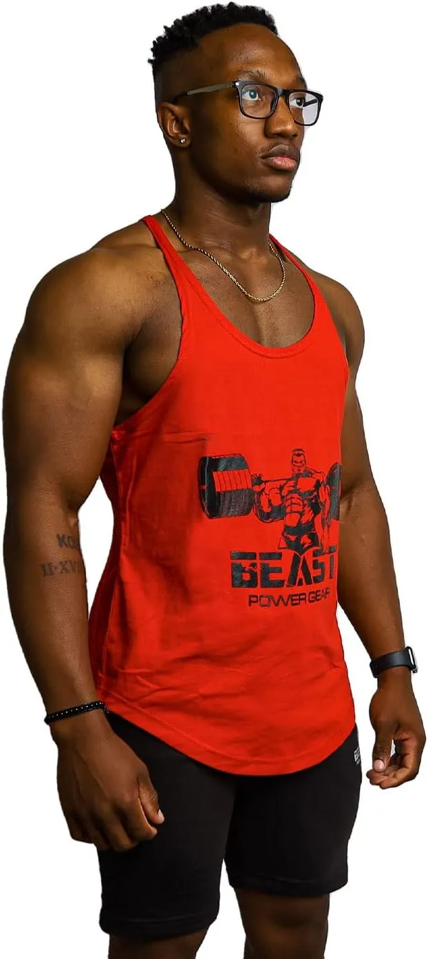 Tank Tops Men, Y-Back Muscle Mens Tank Top, Breathable, Dry Fit Sleeveless Shirts for Men, Bodybuilding Muscle Shirts for Men