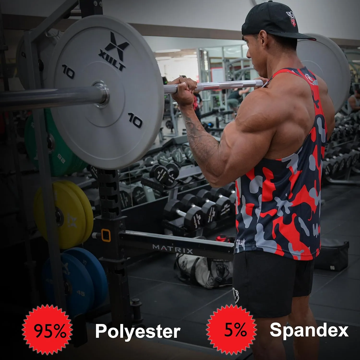 Tank Tops Men, Y-Back Muscle Mens Tank Top, Breathable, Dry Fit Sleeveless Shirts for Men, Bodybuilding Muscle Shirts for Men