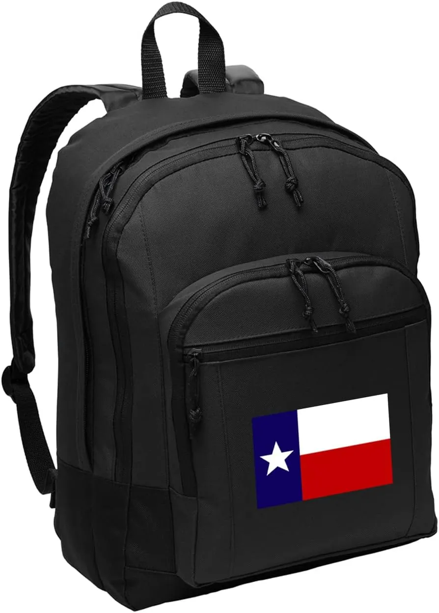 Texas Backpack CLASSIC Style Texas Flag Backpack Laptop Sleeve