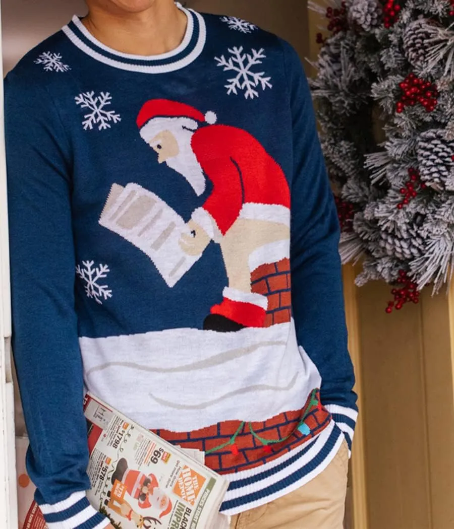 Tipsy Elves Men's Ugly Christmas Sweaters - Funny Christmas Sweaters for Men - Fun Holiday Pullovers
