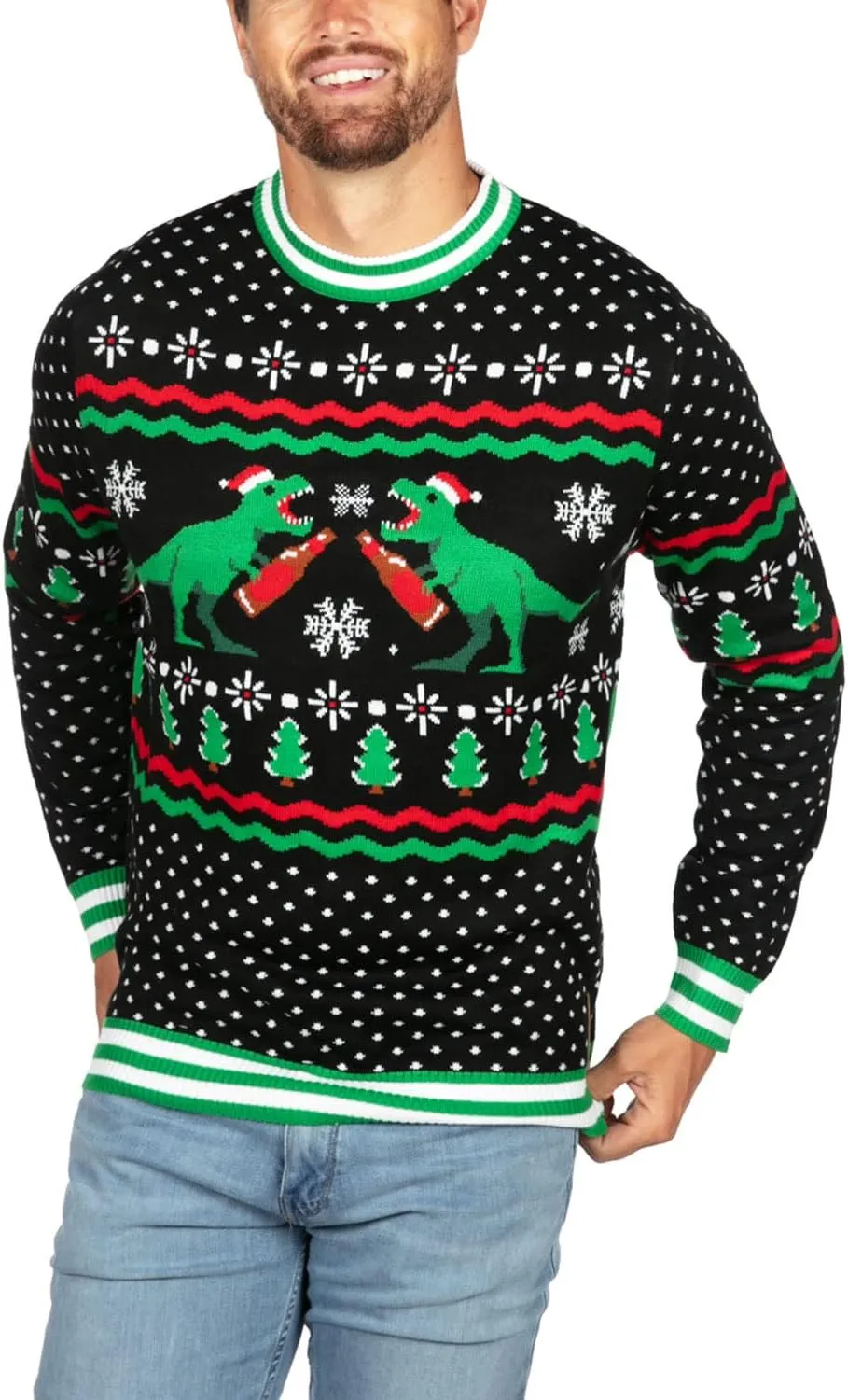 Tipsy Elves Men's Ugly Christmas Sweaters - Funny Christmas Sweaters for Men - Fun Holiday Pullovers