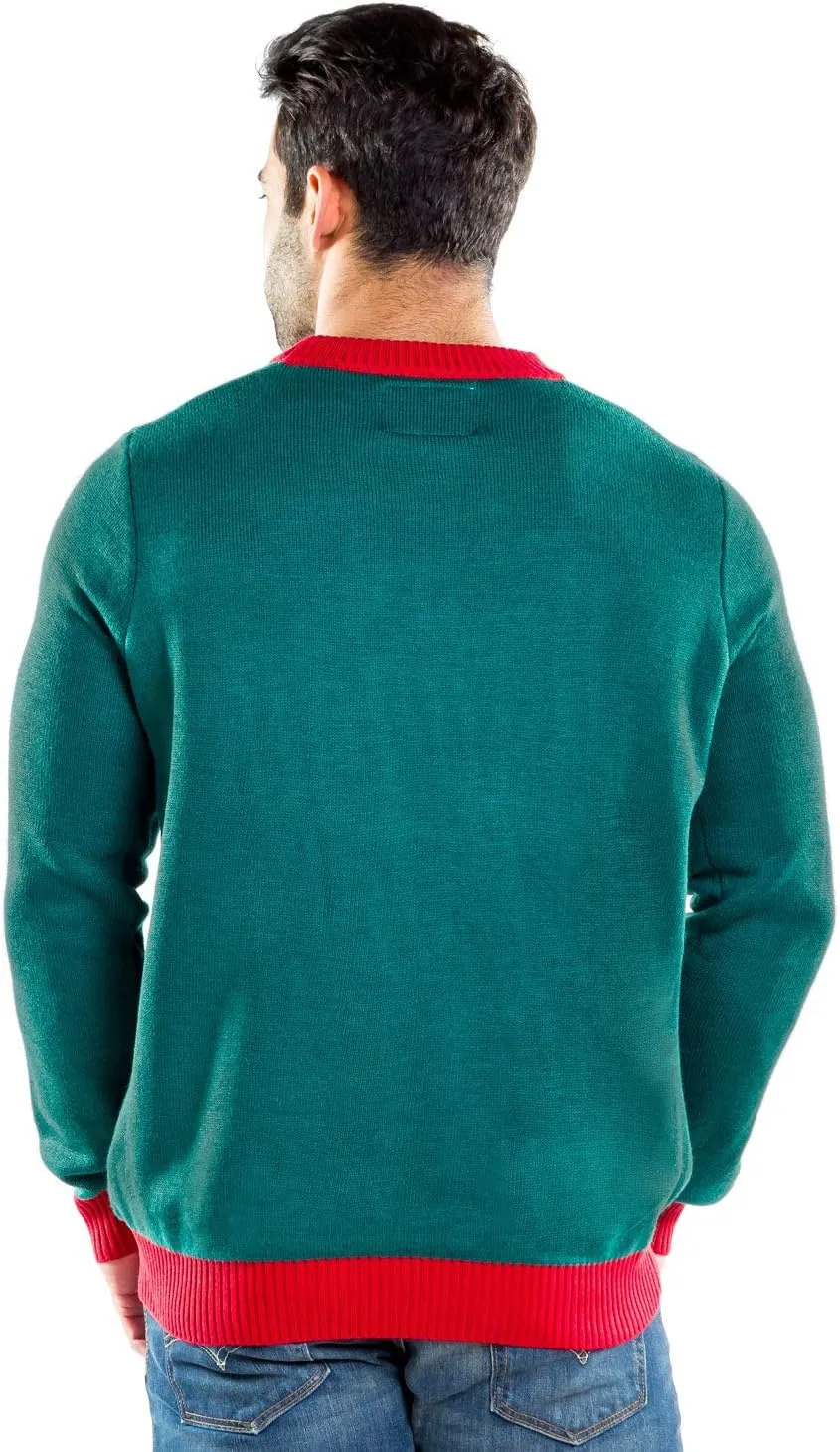 Tipsy Elves Ugly Christmas Sweaters for Men - Colorful and Funny Men's Christmas Sweaters - Hilarious Holiday Pullovers