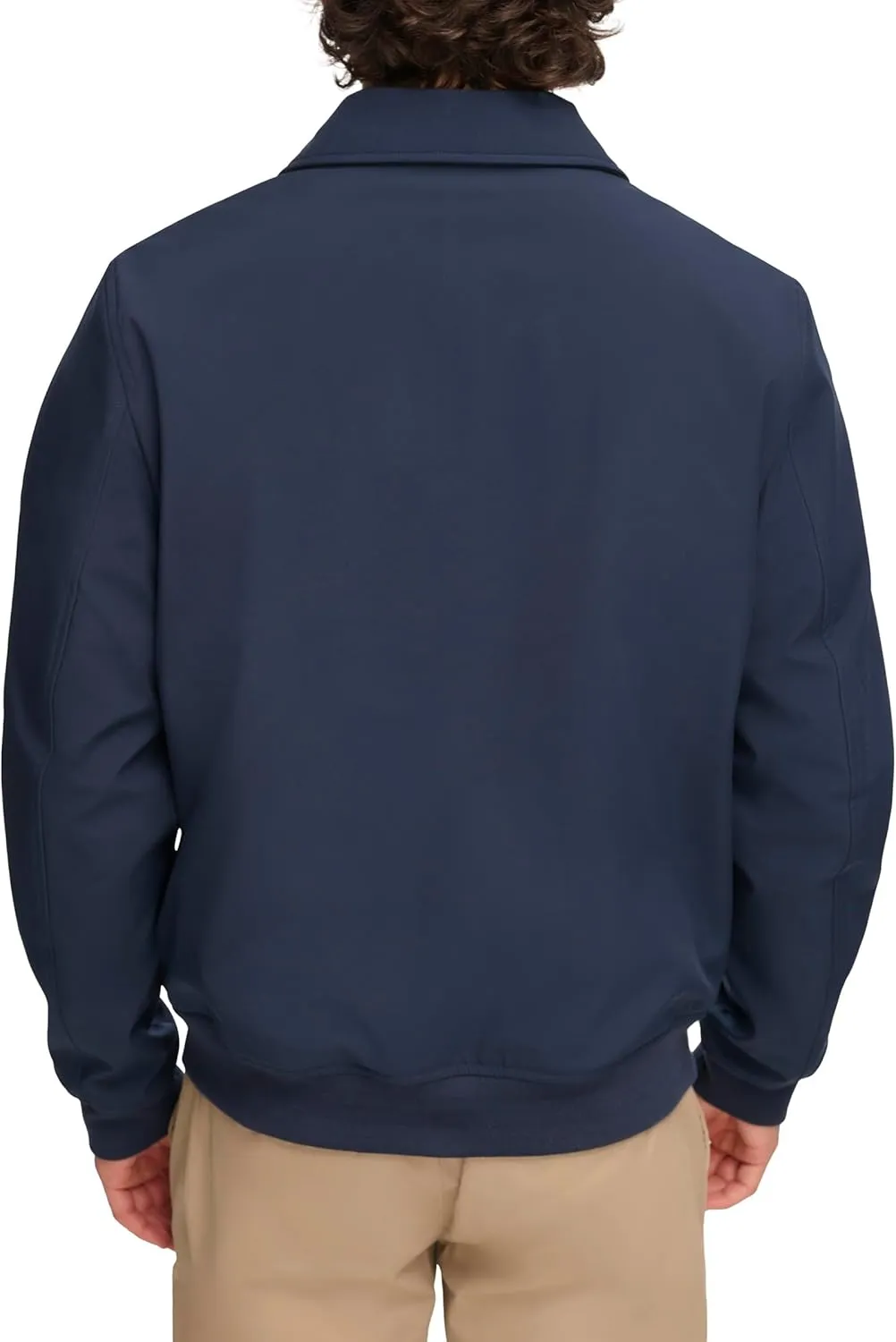 Tommy Hilfiger Mens Lightweight Water Resistant Varsity Bomber Jacket