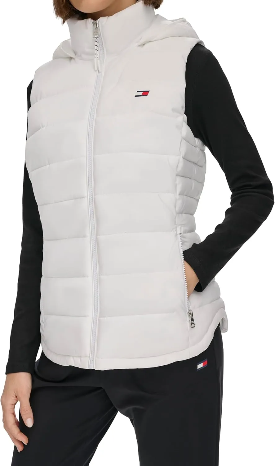 Tommy Hilfiger Women's Elasticated Back Waist Water Resistant Vest