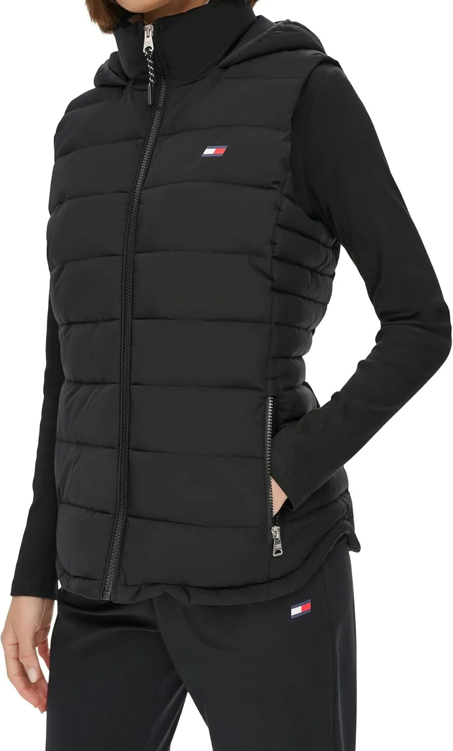 Tommy Hilfiger Women's Elasticated Back Waist Water Resistant Vest