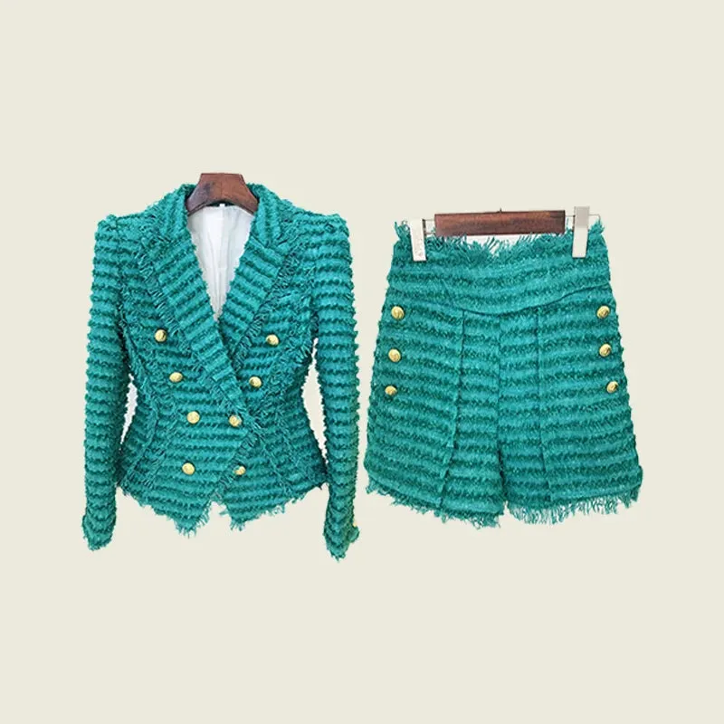Trend4us Chic Luxury Woolen Suits