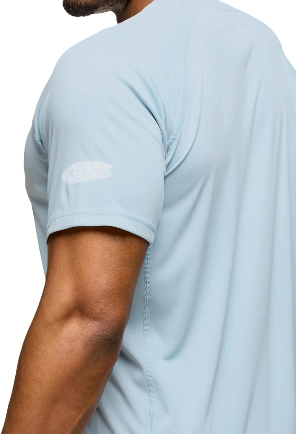 TSLA Men's Rashguard Swim Shirts, UPF 50  Protection Quick Dry, Stretch Comfort Fit, Flatlock Seams, Outdoor & Water Sports