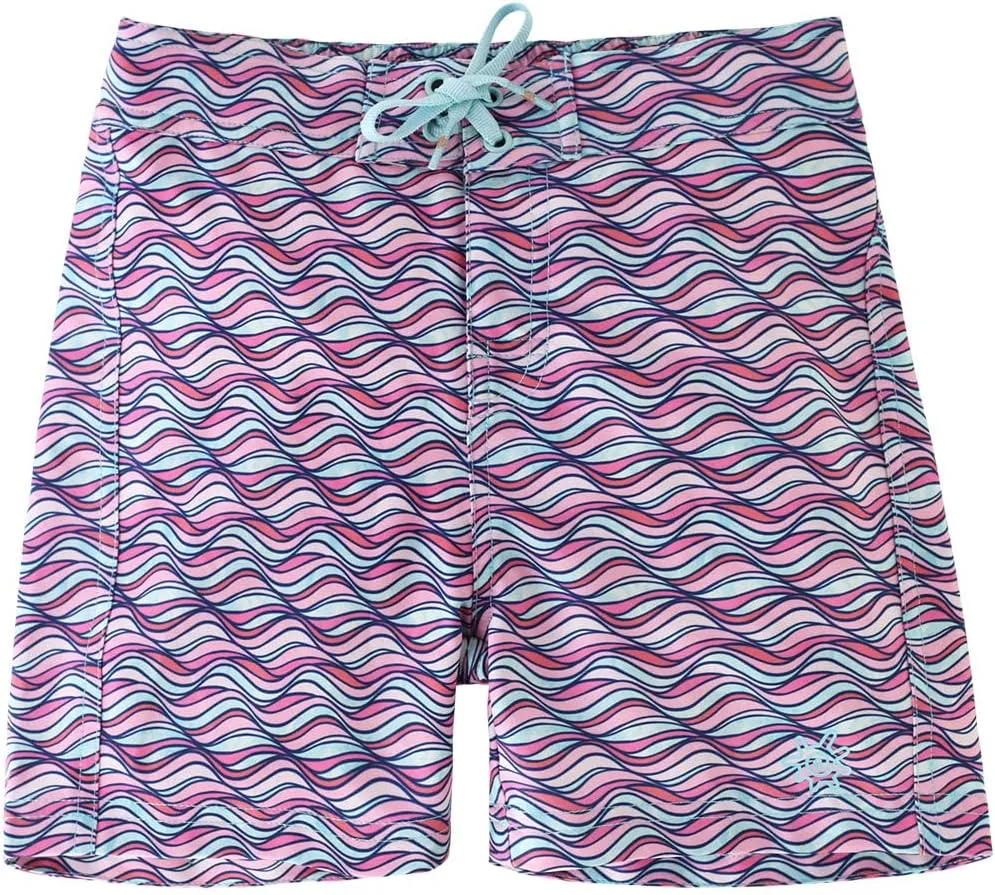 UV SKINZ Girls Board Shorts with UPF 50  Sun Protection  Girls Lined Board Shorts, Girls Swim Shorts