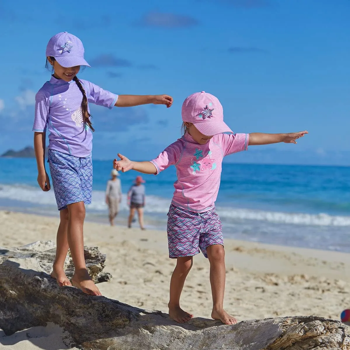 UV SKINZ Girls Board Shorts with UPF 50  Sun Protection  Girls Lined Board Shorts, Girls Swim Shorts