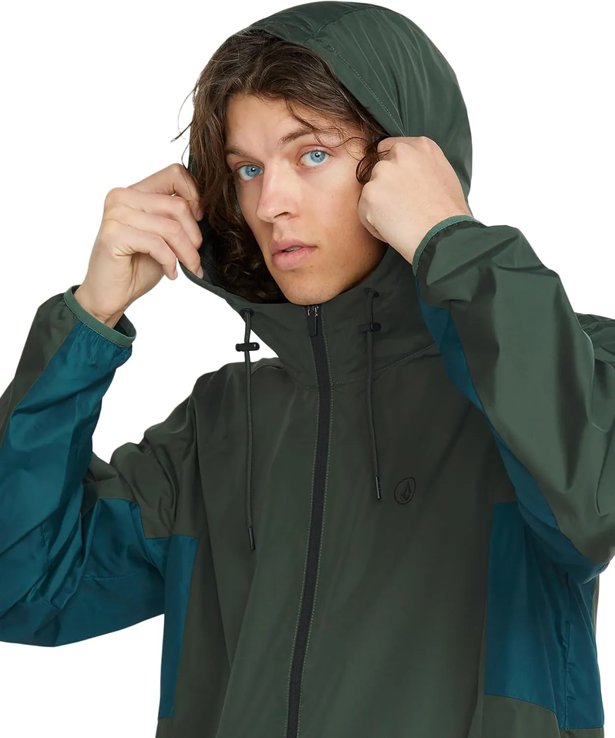 Volcom Men's Wavern Water Resistant Windbreaker Light Jacket