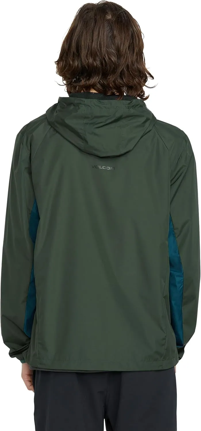 Volcom Men's Wavern Water Resistant Windbreaker Light Jacket