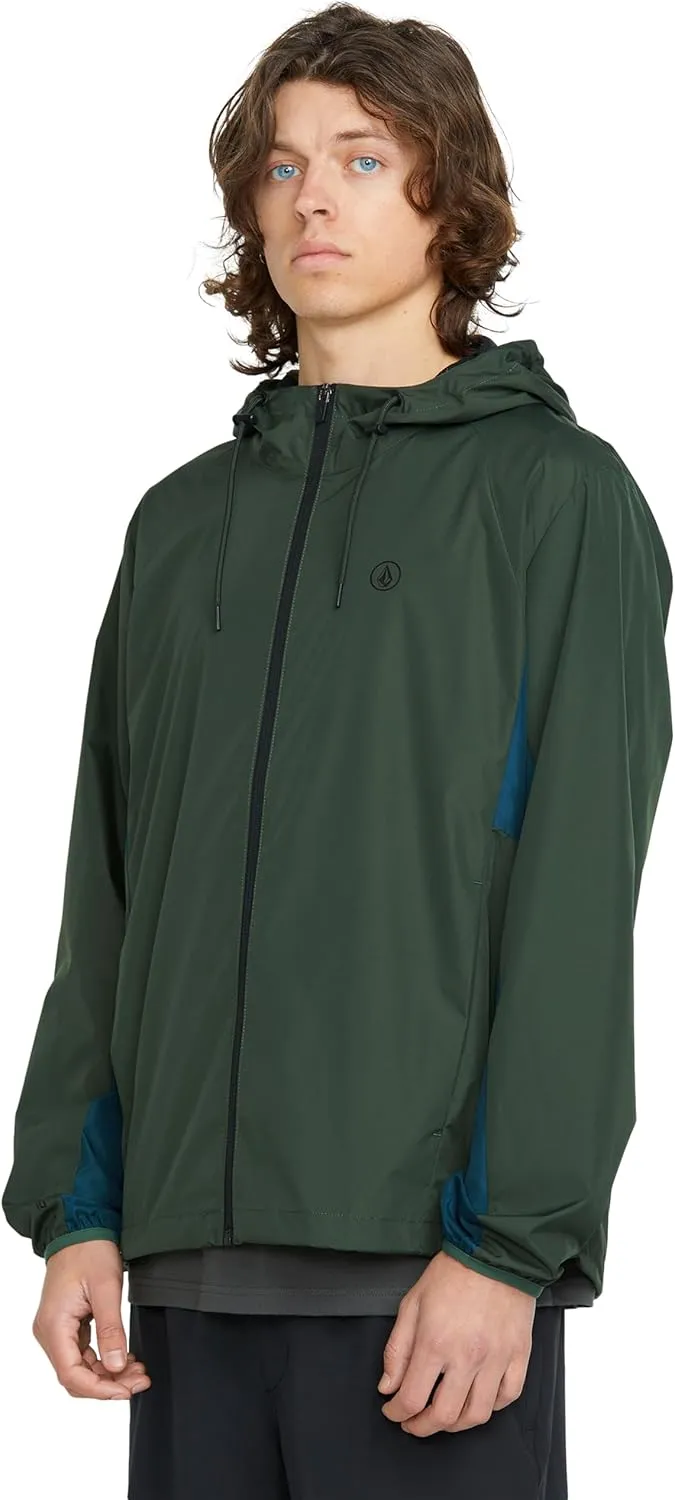 Volcom Men's Wavern Water Resistant Windbreaker Light Jacket