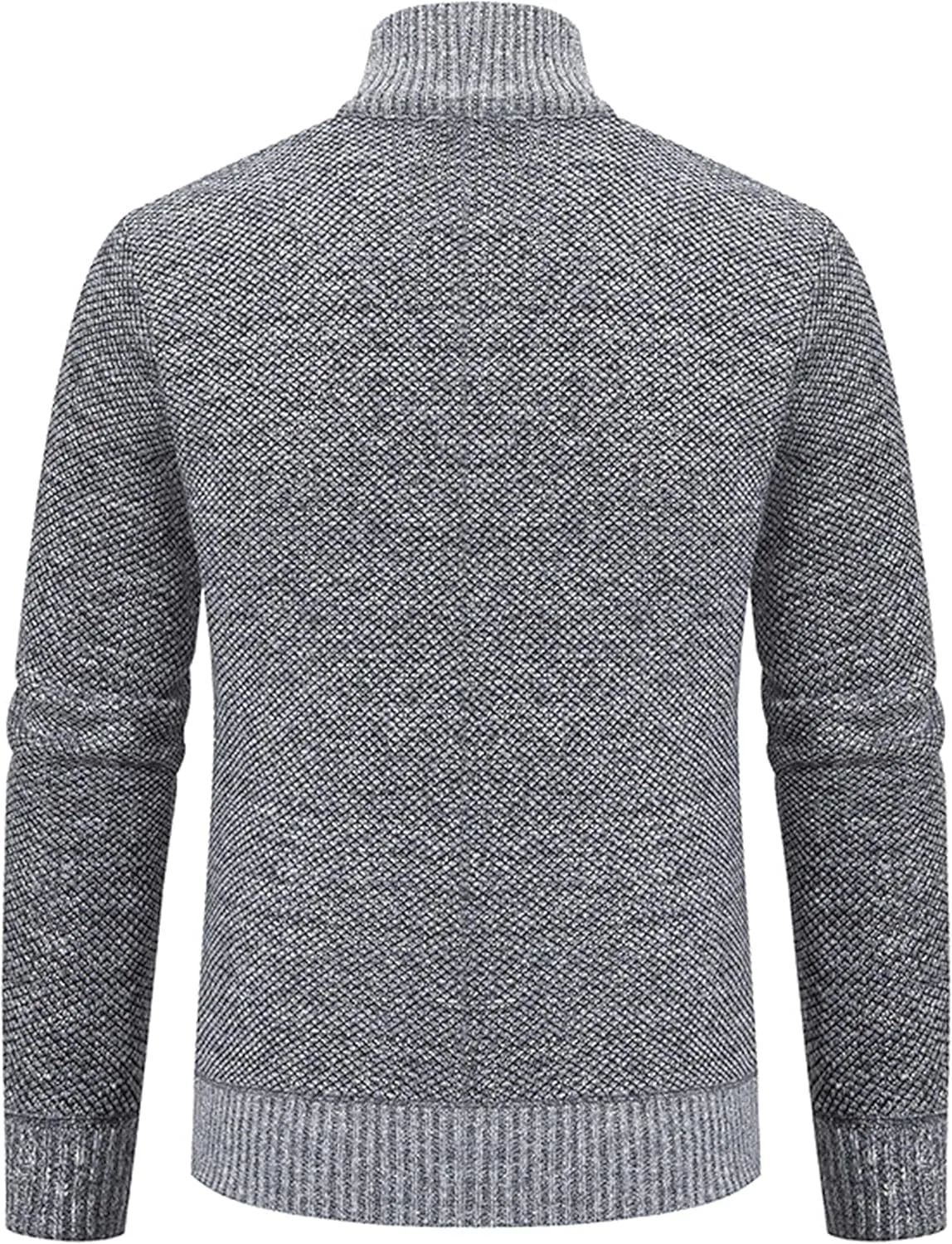 VtuAOL Men's Cardigan Sweaters Casual Full Zip Sweaters Knitted Cardigan with Pockets