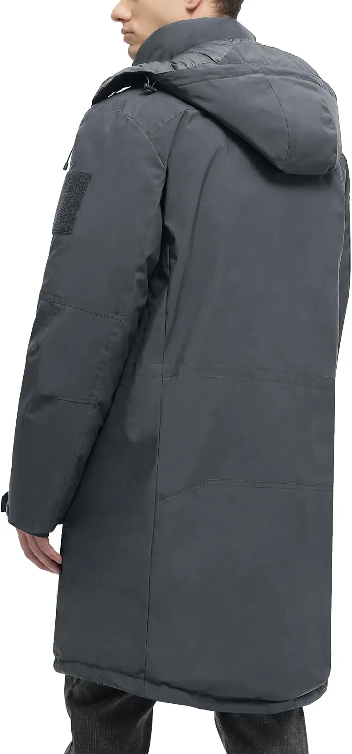 Winter Coats For Men Winter Jackets Water Resistant Warm Thicken Parka Puffer Coat Long Down Jacket