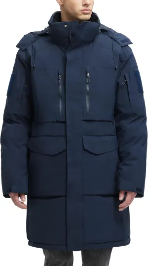 Winter Coats For Men Winter Jackets Water Resistant Warm Thicken Parka Puffer Coat Long Down Jacket