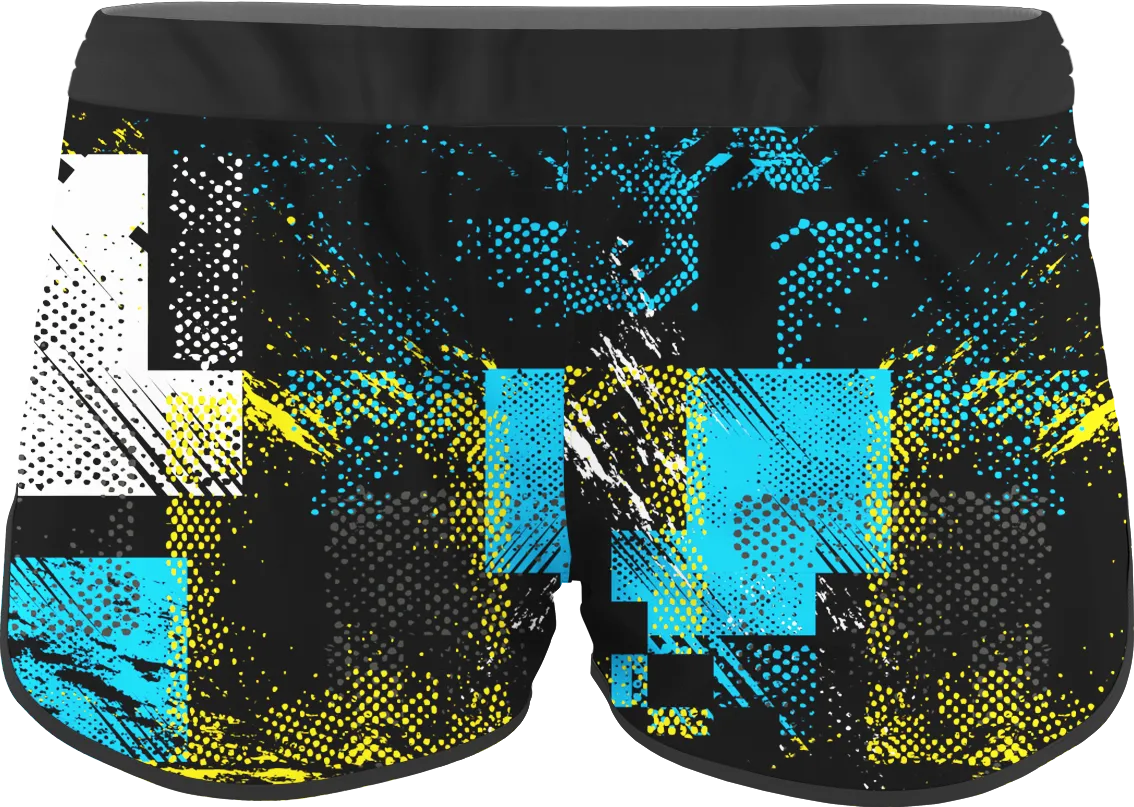 Women's Abstract Running Shorts