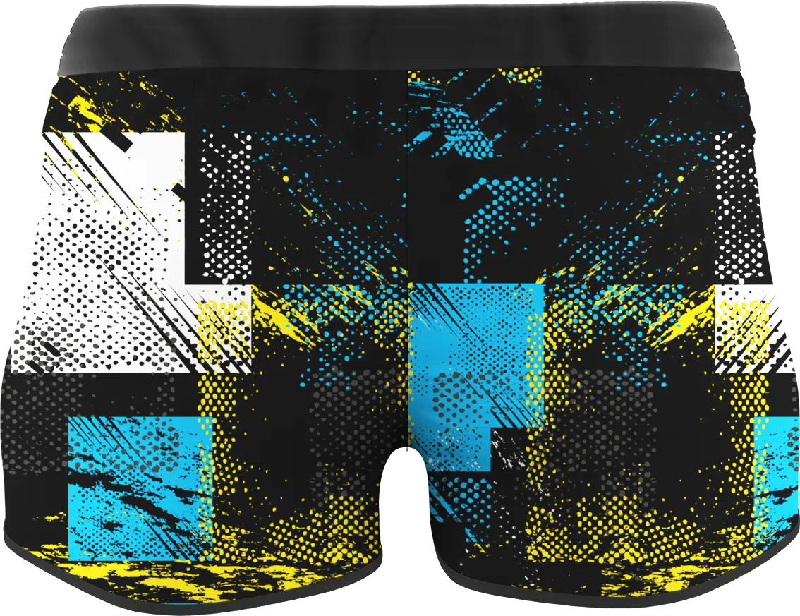 Women's Abstract Running Shorts