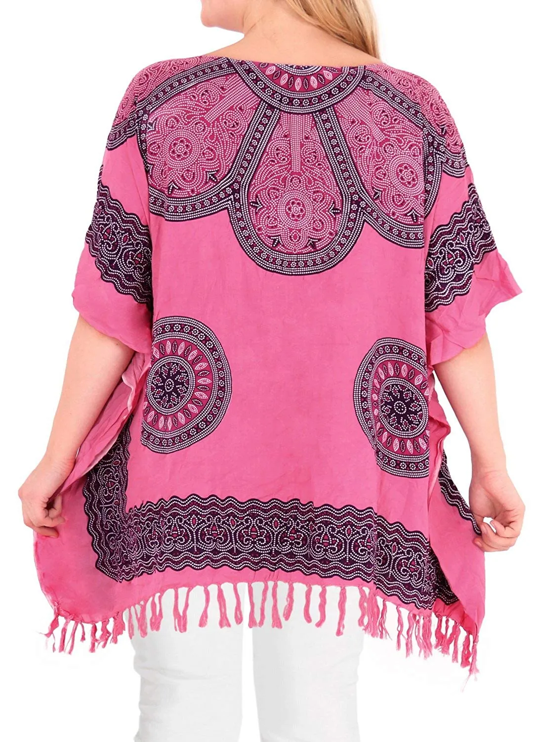Women's Designer Top Tunic Beachwear Plus Size Loose Fit Casual  14 - 18
